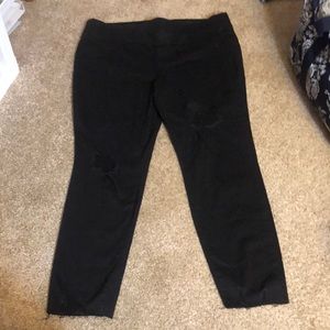 Size 16 Old Navy Rockstar Black Jeggings